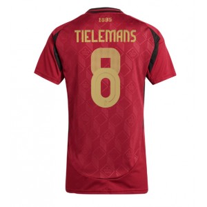 Fotbalové Dres Belgie Youri Tielemans #8 Dámské Domácí Oblečení ME 2024 Krátký Rukáv